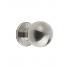 Ball Shaped Door Center Knob 55mm Diameter Satin Stainless