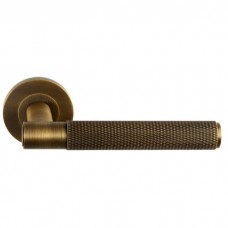 ALEXANDER AND WILKS - Alexander and Wilks Spitfire Knurled Lever on Round Rose - AB - AW220AB