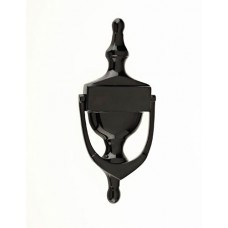 Fab & Fix - Victorian Urn Door Knocker Concealed Fix 6" in Black - FF6VUBL