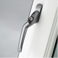 Pro Linea Window Espag Handle LH Cranked 40mm Locking SC