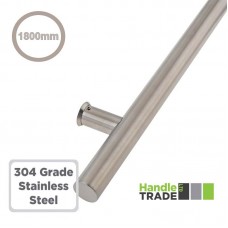 Composite Door Single Pull Handle 1800mm Bolt Fix Stainless G1800SSBF4