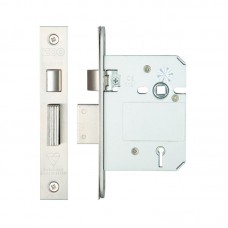 Zoo Hardware - British Standard 5L Sash Door Lock 76mm 57mm Bkst SS - ZBSS76SS