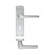 Contract Aluminium Range of Door Handles on Backplate