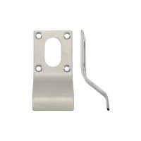 Cylinder Latch Door Pull Oval Profile 43 x 88mm SS