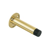 Door Stop Cylinder With Rose Tube 76mm PB