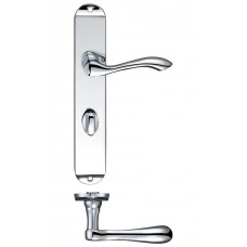 Fulton & Bray - Arundel Bathroom Door Handle 78mm c/c 42 x 245mm CP - FB033CP78