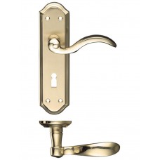 Fulton & Bray - Winchester Lever Lock Door Handle 48 x 180mm SBPB - FB051SBPB