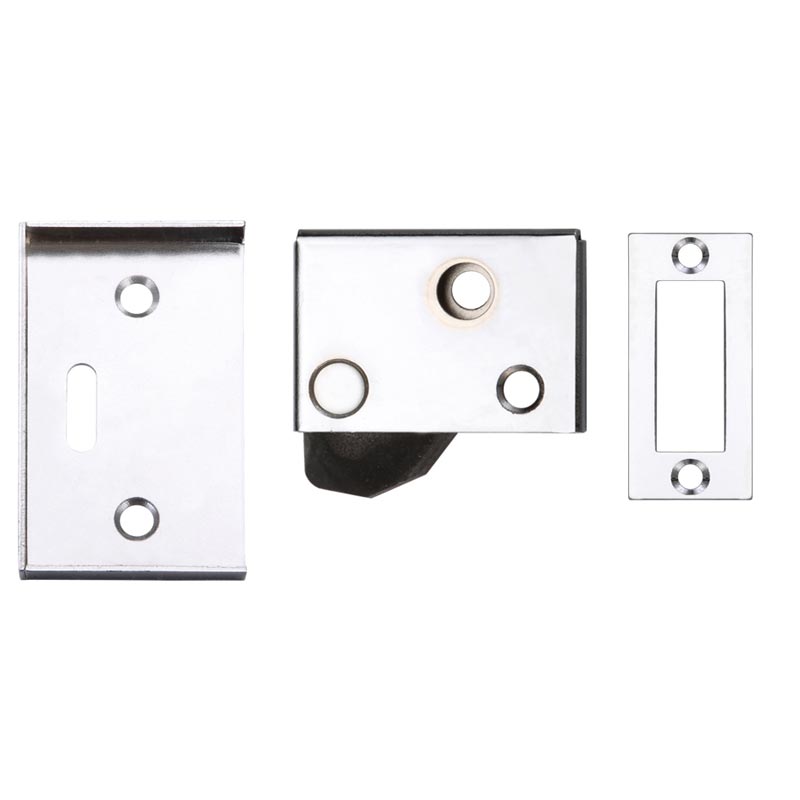 Hush Door Latch 65 x 40mm Powder Coated White ZAS21PCW