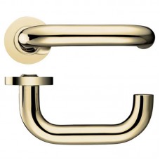 Fulton & Bray - Return to Door Lever 19mm Dia. Polished Brass - FB030