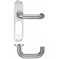 Zoo Hardware - RTD 22mm Dia Lever on Long Inner Backplate 304 SS - ZCSIP22