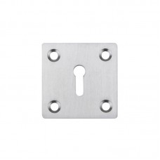 Square Key Profile Door Repair Escutcheon Screw Fix 50 x 50mm SC
