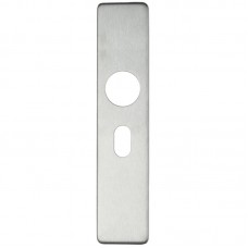 Zoo Hardware - ZCSIP Handle Cover Plate Oval Lock 50 x 220mm 304 SS - ZCS31OPSS