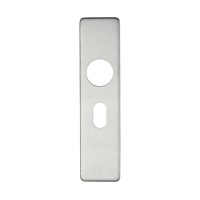 ZCSIPSP Handle Cover Plate Oval Lock 45 x 180mm 304 SS