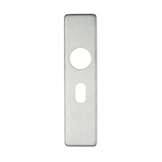 ZCSIPSP Handle Cover Plate Oval Lock 45 x 180mm 304 SS