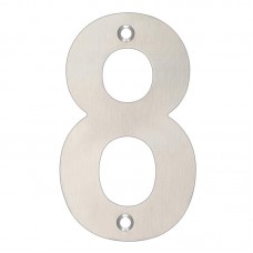 Zoo Hardware - House Door Numeral '7' 102mm Satin Stainless ZSN07BSS